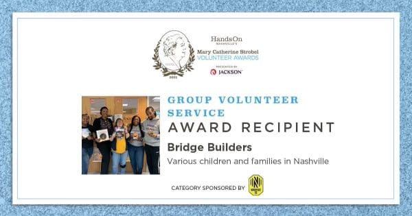Mary Catherine Strobel Awards Group Volunteer Service Award Recipient